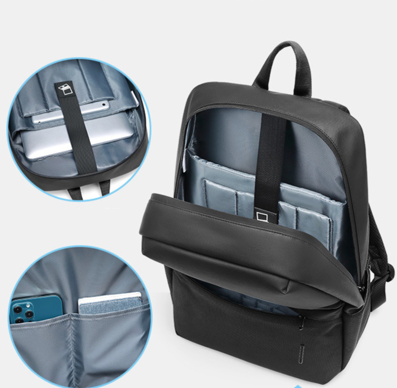 Men's Business Casual Large Capacity Oxford Backpack